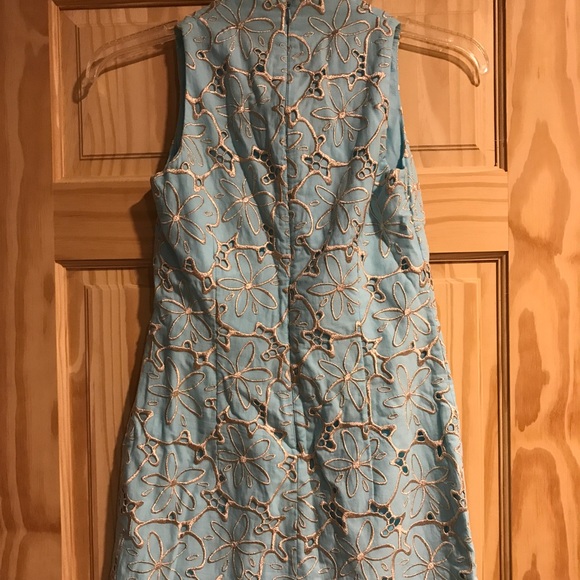 Lilly Pulitzer Estella Shift Skye Blue Size 2 - Picture 5 of 6
